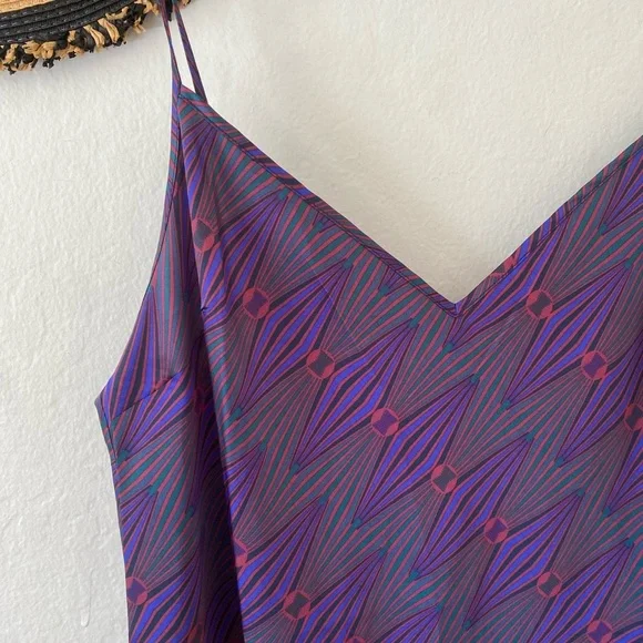 Savage x Fenty Purple Night Star Chaser Satin Slip Chemise - Picture 12 of 14